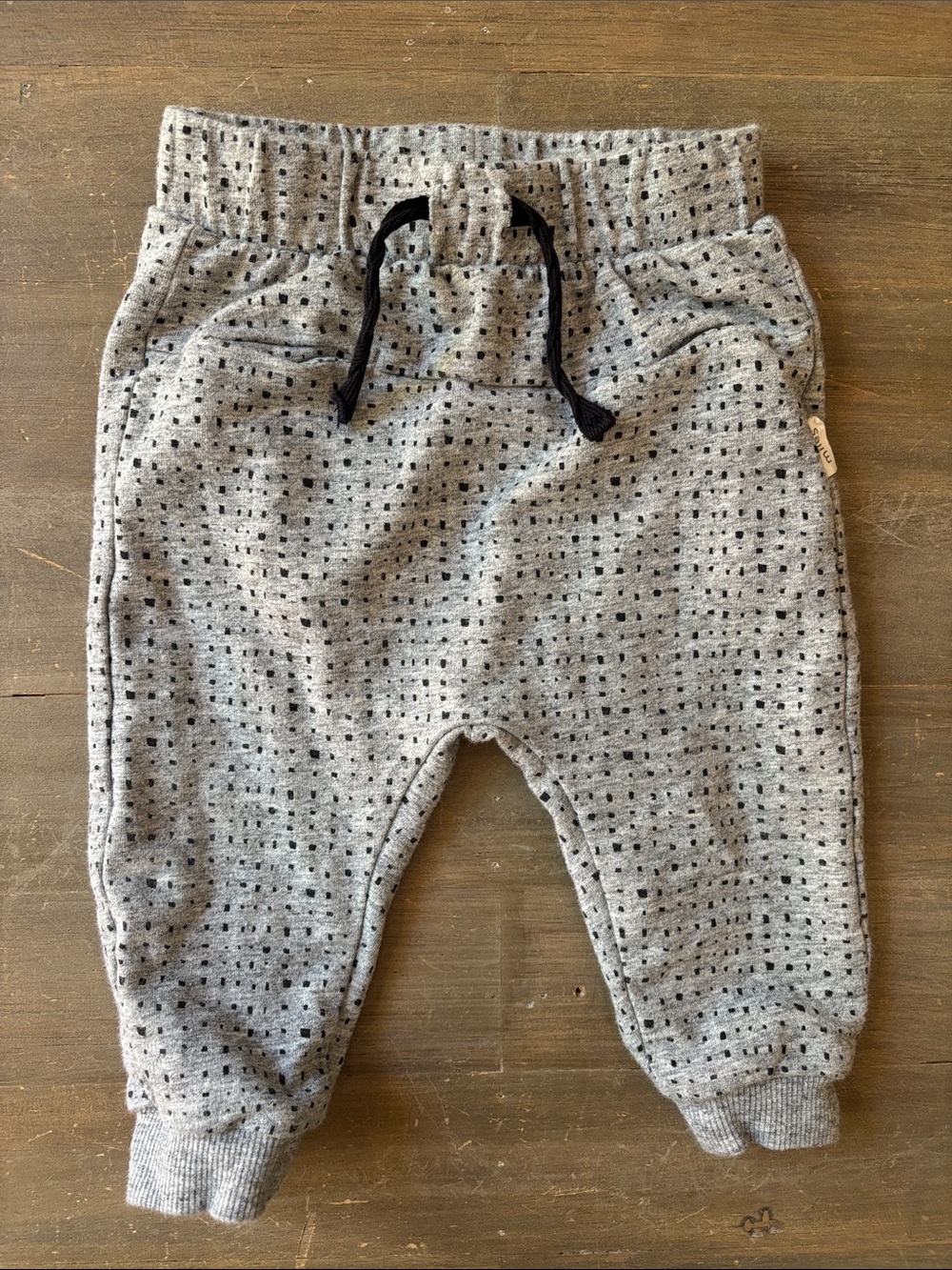 Miles Baby “From the Block” splashed jogger pants